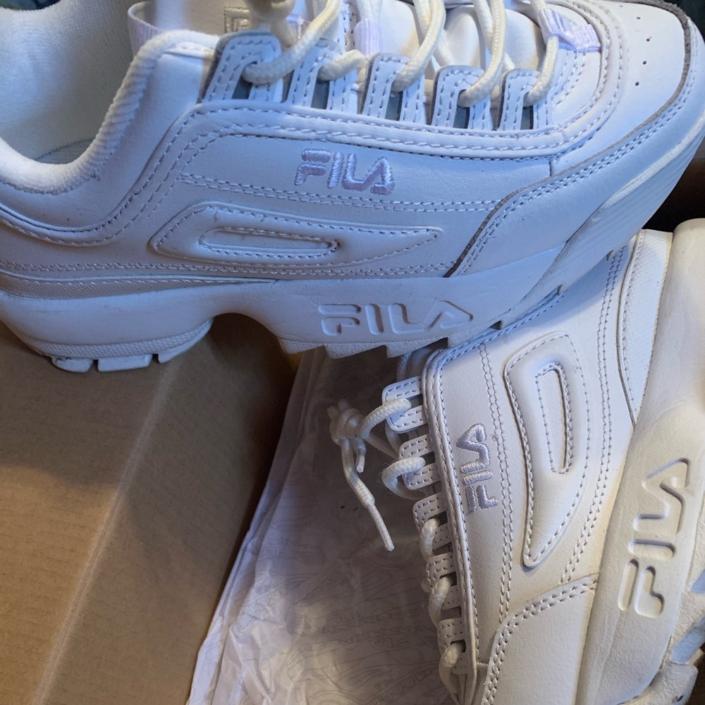 Fila disruptor tennis shoes